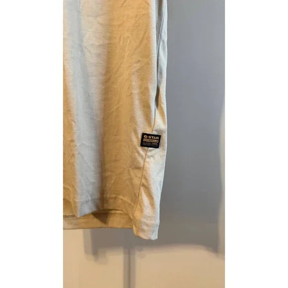 G‑Star RAW Men’s Originals T‑Shirt Beige L $45 NWT - Picture 11 of 13